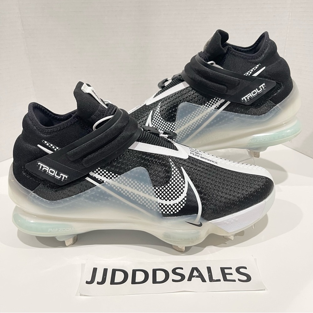 Nike Force Zoom Trout 7 Black Dynamic Baseball Cleats CI3134-005 Men’s Sizes NEW